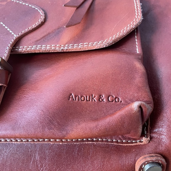 Genuine Leather Backpack from Anouk & Co - Picture 4 of 5